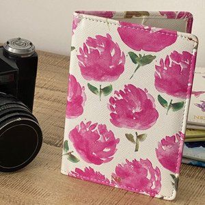 PIONI ROSE PASSPORT HOLDER